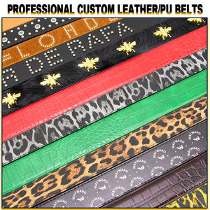 Cinturones de Cuero Genuino/PU para Hombre, Diseño Vintage, Estilo Desgastado, Tendencia, Personalidad, Hebilla de Aguja Personalizada para Jeans - Product Image 5