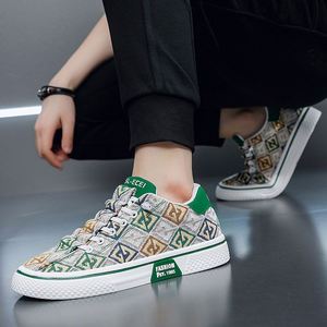 Zapatillas de Lona Transpirables de Primavera, Modernas, Combinables con Todo, Casuales, de Skate, para Hombre, con Suela Suave, Deportivas, de Tela Delgada - Product Image 4
