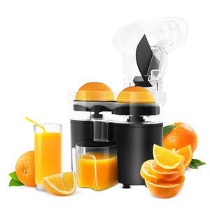 Thiết bị Nhà Báo Chí kép <span class=keywords><strong>Orange</strong></span> Máy ép trái cây có thể tháo rời các bộ phận điện citrus Máy ép trái cây cho nhà bếp và ngoài trời dễ dàng hoạt động - Product Image 2