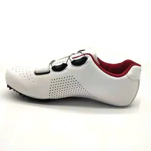 Custom Logo Non Slip Leather White Black Women's Spikes Waterproof Athletic Professional Sports Golf Shoes for Men