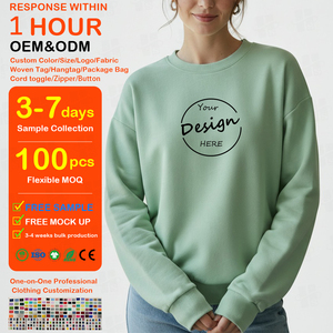 Produttore di <span class=keywords><strong>Abbigliamento</strong></span>, Felpe <span class=keywords><strong>Oversize</strong></span> Personalizzate di Lusso per <span class=keywords><strong>Donna</strong></span> in Poliestere/Cotone con Logo Stampato - Product Image 1