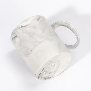 Tivray Garantie Kwaliteit Logo Aanpasbare Unieke Keramische Mok Originele Marmeren Uiterlijk Craft Daily Gebruik Handgemaakte Mok