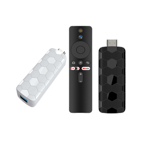 Venta al por Mayor <span class=keywords><strong>Mortal</strong></span> R3+ TV Stick RK3518 Tipo Fútbol 2g 16g Android 14 Reproductor de Video con WiFi6 Dual y Control Remoto por Voz - Product Image 1