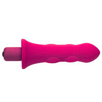 Mystique Rocket Vibe, masseur personnel en silicone étanche, 7 modes, fonctionne sur piles, faible bruit, rose/violet, utilisation clitoridienne et vaginale