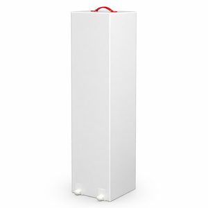 Portable Cardboard Mattress Box <strong>Wheels</strong> Handle Foldable Corrugated Moving Box 30 Lbs+ Load-Bearing Adjustable Height for Easy - Product Image 2