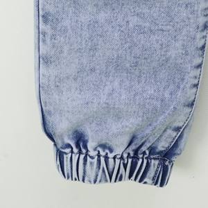 <span class=keywords><strong>Jeans</strong></span> da Uomo Slim Fit in Denim Effetto Acido Stile Moto Streetwear Vintage Blu con Elastico in Vita e Coulisse 2026 - Product Image 6