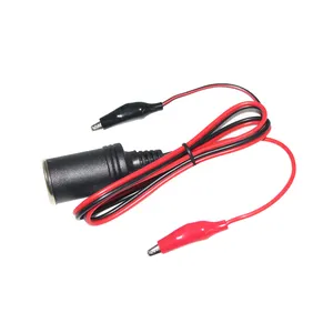 Adaptateur allume-cigare 6FT 16AWG avec câble, pinces crocodiles et boîte à fusibles pour gonfleur de pneus de voiture - Product Image 5