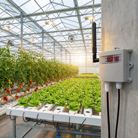 Transmisor de Temperatura y Humedad Modbus RTU 4G LTE, Sensor de Doble Canal de Alta Precisión para IoT Industrial y Agricultura Inteligente
