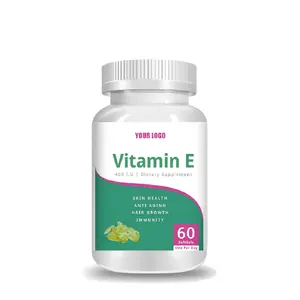 OEM halal best price Supplement skin care capsules whitening 400 vitamin e capsules for skin