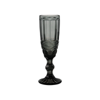 Flûtes à champagne colorées de 5 oz pour mariage, en verre massif, ne se décolore jamais, lavables au lave-vaisselle, verres à pied, lot de 6 verres à toast en gros