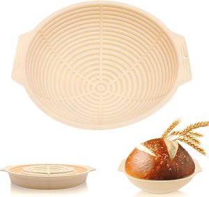 Panier de Fermentation Pliant en Silicone Résistant à la Chaleur Marque Yuou Personnalisé, Bol de Cuisson, Compatible Lave-Vaisselle et Four - Product Image 1