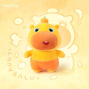 Adorable Peluche de Capibara Lulu Grande, Relleno de Algodón PP, Juguete de Peluche, Regalo - Product Image 1