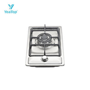 Table de cuisson à gaz encastrable à brûleur unique <span class=keywords><strong>en</strong></span> verre trempé et <span class=keywords><strong>fonte</strong></span> - Product Image 5