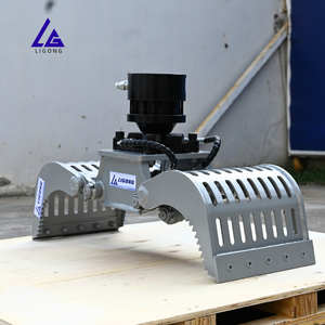 Mini-excavatrice de 1 à 3 tonnes avec grappin de tri LG, structure en acier durable, moteur certifié CE, idéale pour les espaces étroits, la rénovation, les déchets de jardin et les débris. - Product Image 3