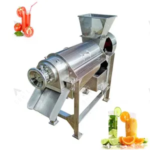 Small Mango Pulping Machine Juice Concentrate Processing Plant Mango orange Fruit Juicer Extractor Price