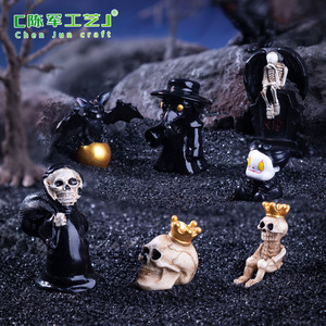 Nuevos accesorios decorativos DIY de muñecos de murciélagos de Halloween Weijs, pequeños adornos para micro-paisajes. - Product Image 2