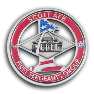 Pièces commémoratives personnalisées en alliage de zinc émaillé 3D gravées - Product Image 5