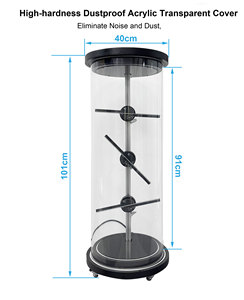 Ventilateur Holographique HDFocus pour Showroom, Projecteur 3D à <span class=keywords><strong>Hologramme</strong></span> Cylindrique pour Épissage <span class=keywords><strong>Vidéo</strong></span>, Idéal pour les Expositions - Product Image 4