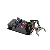 Kit de bras robotique Plate-forme de robot intelligent à 4 axes avec carte ESP32 pour projet d'apprentissage Arduino Kit de bricolage programmable