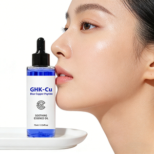 Sérum pour le visage au cuivre bleu, sérum anti-âge, réparateur de la peau, anti-rides, peptide de cuivre GHK-Cu, marque privée - Product Image 3