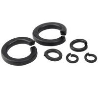 Washers Wholesale 8.8 Carbon Steel Black Zinc High-strength Elastic Spring Lock Washers Split Spring Washers