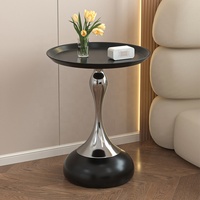 Pieds de table basse et d'appoint ronds dorés modernes pour fabricants de tables basses de petite taille