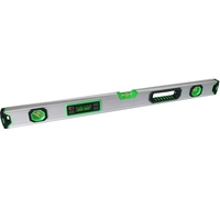 Niveau numérique à affichage LED en alliage d'aluminium de 80 cm avec résolution de 0,05, niveau à bulle réglable et détecteur d'angle