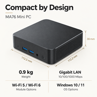 ODM Core I7 6500U 8 16GB 256 512GB 4K Dual HD-MI Display Type C Win 11/10 Mini PC Gaming Micro Desktop Komputer Kantor Kerja