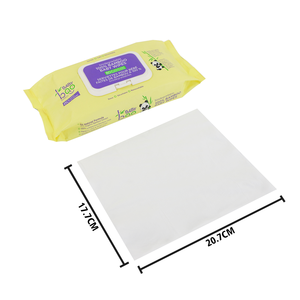Choix des parents 80 pièces jetables 100% bambou hygiène Aloe Vera nettoyage bébé lingettes humides - Product Image 4