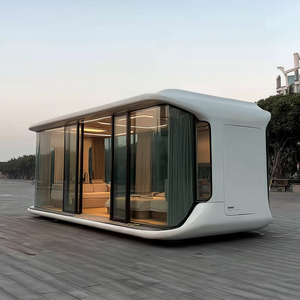 2025ใหม่โครงสร้างเหล็กสำเร็จรูปกันน้ำขนาดเล็กบ้านภาชนะเคลื่อนที่ได้พื้นที่แคปซูลรีสอร์ทฟาร์มวิลล่าสำนักงานช้อปปิ้ง - Product Image 2