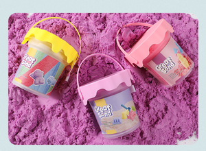 الجذعية لعبة الحسية ماجيك القطن دلو الرمل عدة الإبداعية الفن الرمال اللعب للبنين والبنات - Product Image 5