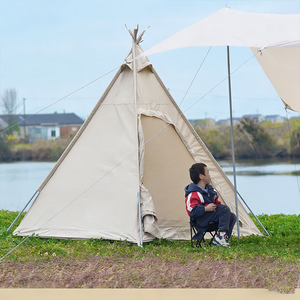 Carpa Piramidal India para Exteriores, la Más Vendida, para Acampar, Portátil y Plegable, Impermeable - Product Image 3