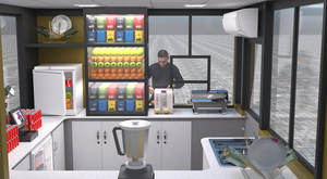 Quiosco Exterior para Café Hamburg, Puesto de Comida Rápida, Quiosco Minorista para Exteriores - Product Image 5