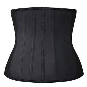 Corset en <span class=keywords><strong>Latex</strong></span> désossé pour femmes, ceinture de Sport, taille haute, accessoire de maintien pour le corps, 25 baleines en acier - Product Image 4