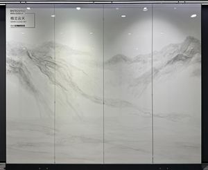 Panel de Pared de Piedra Sinterizada Personalizado para TV de Lujo, Losa Decorativa de 800*2600 para Hogar Moderno - Product Image 3