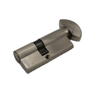 Cylindre de serrure de porte en laiton brossé nickel haute sécurité Double profil ouvert avec goupilles antivol