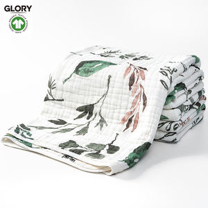 Manta de Muselina Cuadrada Grande <span class=keywords><strong>para</strong></span> Bebé, Fabricada Directamente por el Fabricante Verificado, Personalizada, OEM ODM, Ropa de Cama <span class=keywords><strong>para</strong></span> Guardería - Product Image 1