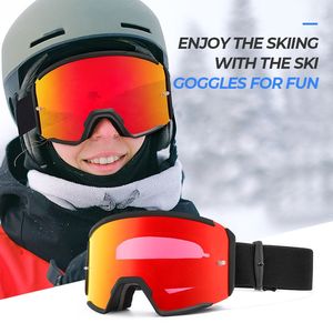 Stock óptico al por mayor deportes al aire libre gafas de esquí polarizadas antivaho UV400 gafas de nieve Snowboard para hombres y mujeres - Product Image 5