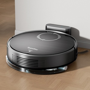 Teendow Black Sweeping Mopping Robot Vacuum Cleaner 3 in 1 Wet and Dry Household Wireless Cleaning Robot - Product Image 1
