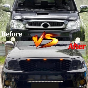 อุปกรณ์เสริม4x4กระจังหน้า ABS พร้อมไฟ LED สำหรับ Hilux <span class=keywords><strong>Vigo</strong></span> 2004-<span class=keywords><strong>2011</strong></span> - Product Image 3