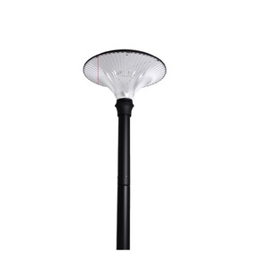 Lampe solaire de jardin extérieure, grande, en alliage d'aluminium, IP65, étanche, LED, lumière blanche chaude 2700K, contrôle par capteur - Product Image 4