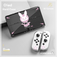 Coque personnalisée à faible MOQ pour Nintendo Switch OLED, en PC rigide pour la console et en TPU souple pour les Joy-Con, impression graphique sur mesure.