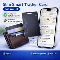 Carte de suivi intelligente MFi Find My, Hub de localisation Android, ultra-mince 1,7 mm, étanche IP68, kit cadeau, localisateur GPS pour portefeuille, sac, bagages, clés