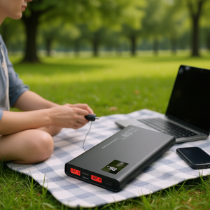 Banco de energía portátil de 10000mAh con carga rápida de 22.5W, PD QC 3.0, pantalla LED para iPhone, batería externa. - Product Image 2