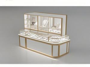 ตู้โชว์เครื่องประดับสมัยใหม่ |   ตู้โชว์กระจกพร้อมไฟ LED สำหรับออกแบบร้านขายเครื่องประดับ - Product Image 3