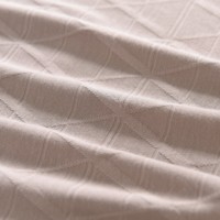 Tissu tricoté jersey simple 100 % polyester T32/1, séchage rapide, léger, pour vêtements et chaussettes/cols