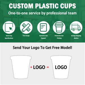 12オンス/16オンス透明プラスチックカップ使い捨て再利用可能タンブラークリスタルレモネードカップ結婚式パーティー用 - Product Image 5