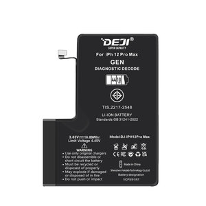 Baterai Primer Kapasitas Tinggi DEJI Bersertifikasi CE, Baterai Pengganti Baru untuk Ponsel, <span class=keywords><strong>Lithium</strong></span> <span class=keywords><strong>Ion</strong></span> untuk iPhone 12 Pro Max - Product Image 1