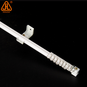Rail De Rideau Flexible Courbé 3 M - Avec Roulettes Silencieuses - Pour Séparateur De Pièce, Douche, Décoration - Blanc