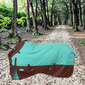 Coperta Elegante per Cavalli in Tessuto Oxford, Tela e Cotone per Interni ed Esterni, Forniture Equestri di Stile - Product Image 5